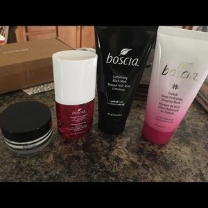 Boscia travel set with full size moisturizing mask